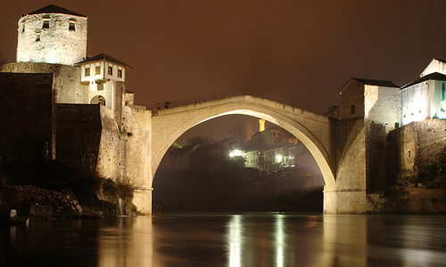 Mostar Bridge Stari Most Balkans historical tourist destinations