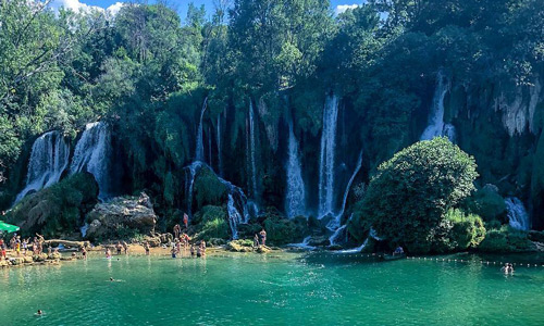 Kravica Waterfall Beautiful places to visit in Bosnia and Herzegovina