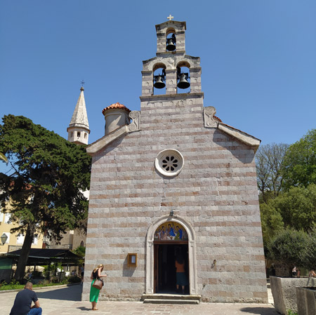 Montenegro Holy Trinity Church Historic places to visit in Budva