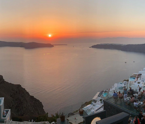 Where to watch the sunset in Santorini