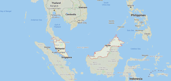 Where is Malaysia Places to Visit in Southeast Asia map