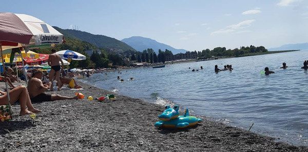 Where to swim in Lake Ohrid Slavia Beach Fun things to do